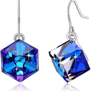 PLATO H 925 Sterling Silver Color Change Earrings
